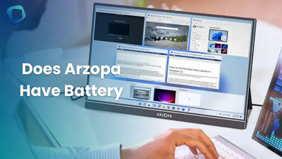 Arzopa Portable Monitors: Why No Battery is Actually a Good Thing (And How to Power Yours)