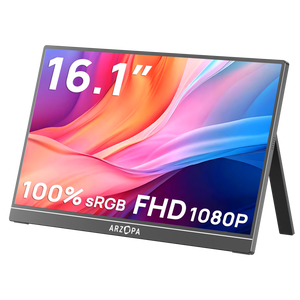 Arzopa Z1C 16.1" FHD 100%sRGB Best Portable Display Screen