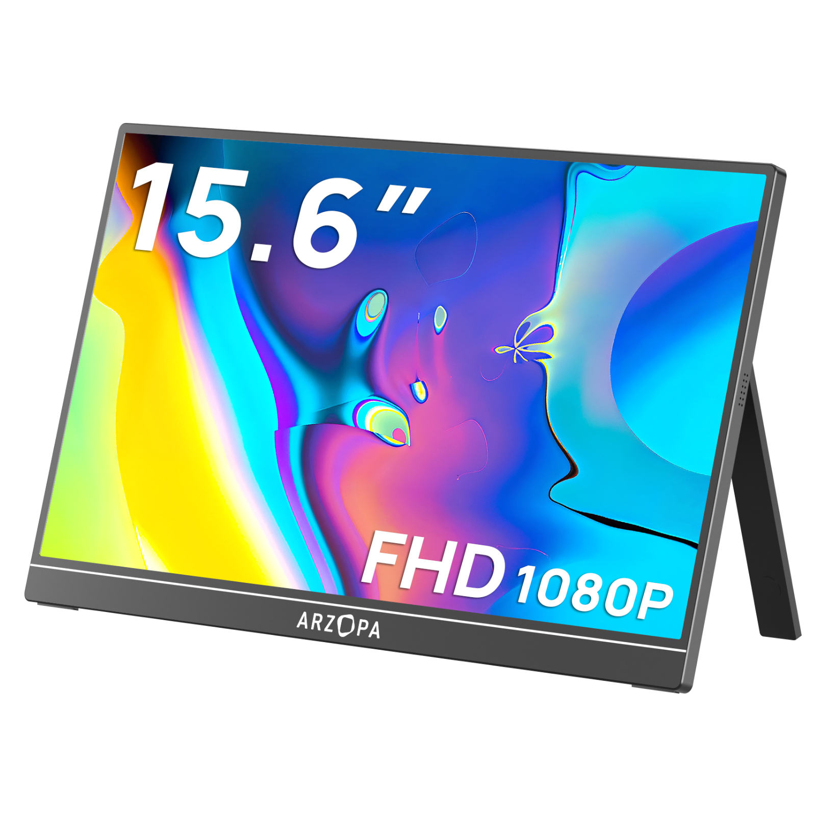 Monitor de viagem Arzopa A1 | Tela FHD 1080P de 15,6”