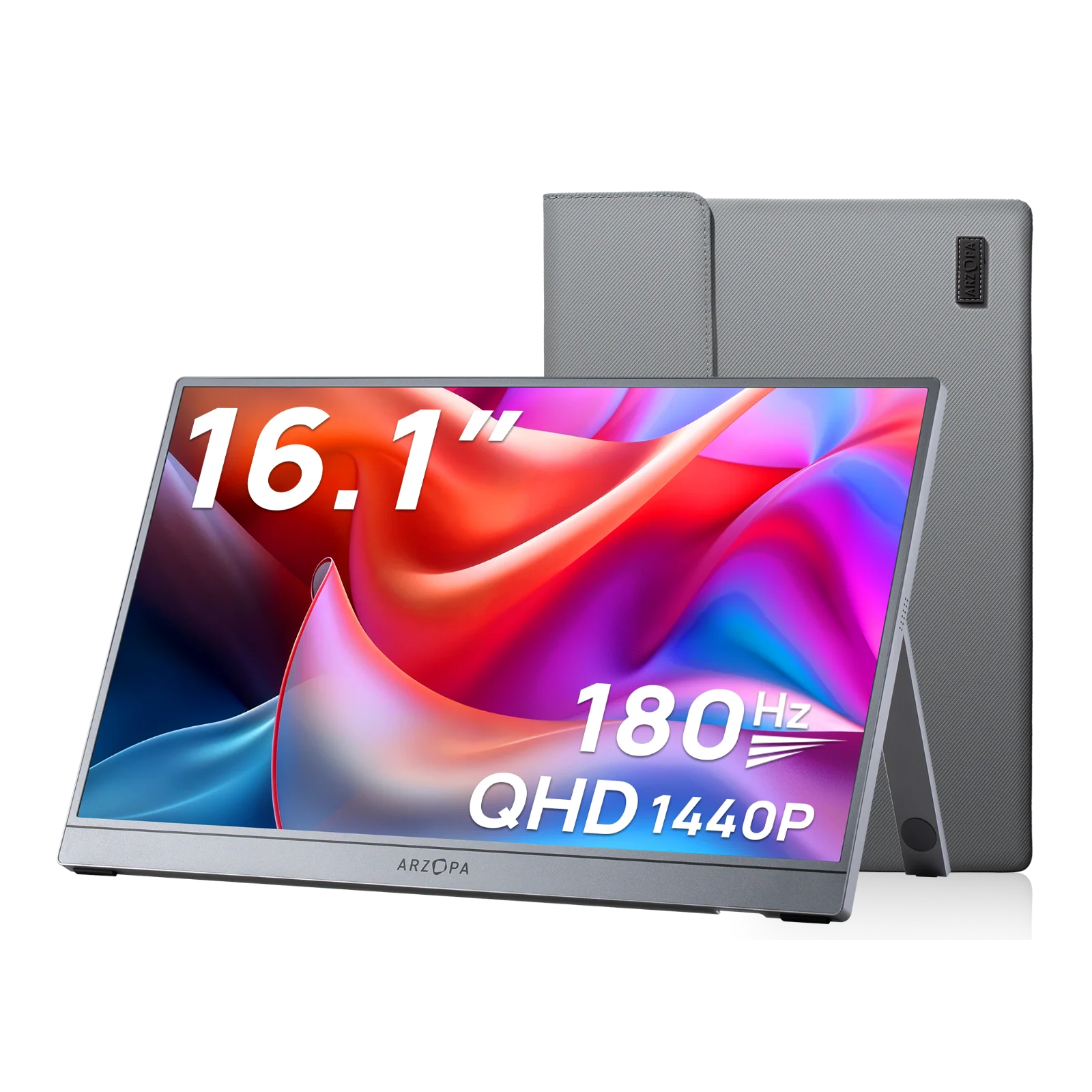 Arzopa Z3FC 16.1" 2.5K 180Hz Portable Gaming Monitor FreeSync