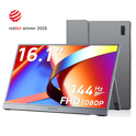 Arzopa Z1FC Gray 16.1" 144Hz Portable Monitor with Sleeve Bag