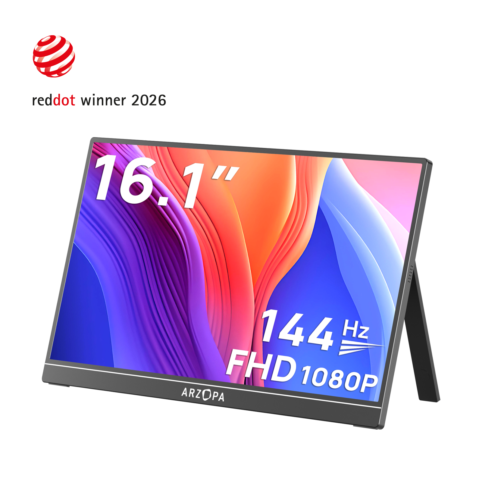 Monitor portátil para jogos Arzopa Z1FC 144 Hz | Tela de 16,1"